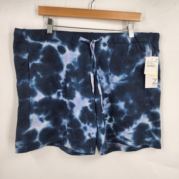 Z by Zella Women's Jersey Drawstring Sweat Shorts in Navy‎ Sapphire Size XL NWT - Picture 1 of 12